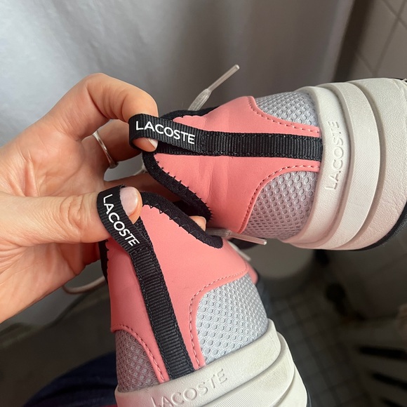 Lacoste Pink Tennis Or Pickleball Shoes nearly new - Picture 7 of 12